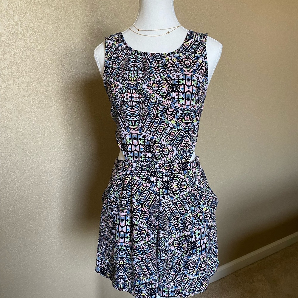 Brand New Kendall & Kylie Black and White Sleeveless Jumpsuit